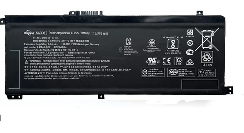 Sa04xl Bateria Hp Envy X360 17t-cg100 Hp Envy 15m-ds 15-dr - Imagen 5
