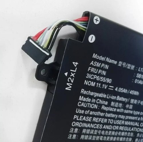 Batería Lenovo L17l3p51 01av445 01av448 E480 E490 E590 E595 - Imagen 3
