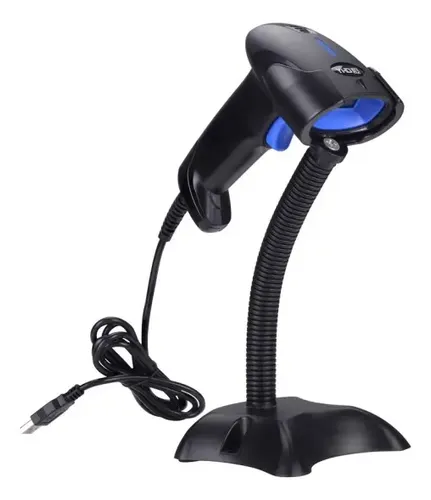 Escaner Laser Lector Codigo De Barras 1d 2d Qr Autom + Base