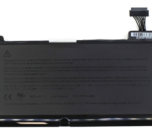 Bateria A1322 Apple Original Macbook Pro13 A1278 2009 Al 12 - Imagen 4
