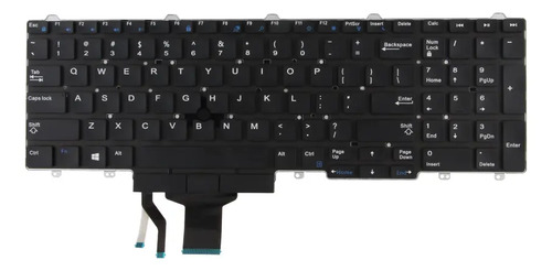 Teclado Dell Precision 3510 3520 7520 7710 7720 E5570 E5550