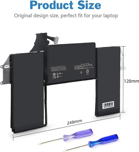 Bateria A1965 Para Apple Macbook Air 13 A1932 Mid 2018 2019 - Imagen 3