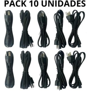 10 Pack Cable Poder Cargador Laptop Sony Dell Hp Lenovo Asus