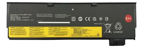 Batería Lenovo T470 48wh T480 01av490 01av491 T570 T580 P52s - Imagen 2