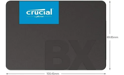 Ssd Disco Crucial Bx500 500gb 3d Nand Sata 2.5 Estado Solido - Imagen 3