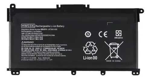 Hw03xl Batería Laptop Hp 15-eg 15-eh 17-cn 17-cp L96887-1d1