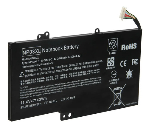 Bateria Np03xl Hp Pavilion X360 13-a010dx Hstnn-lb6l Tpn-q1 - Imagen 5