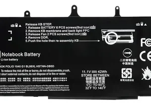 Bl06xl Batería Hp Bl06042xl Elitebook Folio 1040 G0 G1 G2