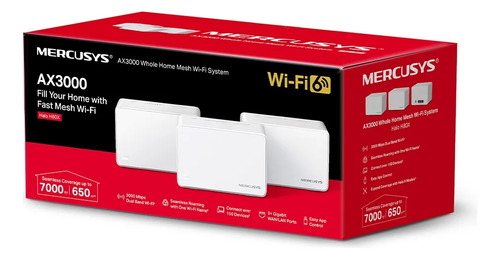 Mercusys Halo H80x 3-pack Sistema Wi-fi Mesh Ax3000