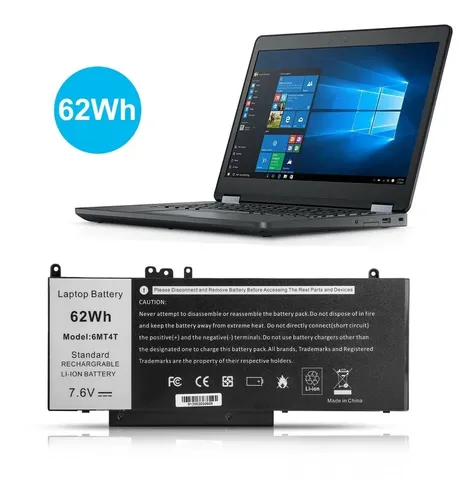 Batería 79vrk 6mt4t Txf9m Dell Latitude E5570 E5450 E5470 - Imagen 6