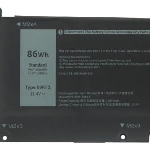 Bateria 69kf2 Dell Alienware M15 M17 R3 Xps 15 9500 8fctc