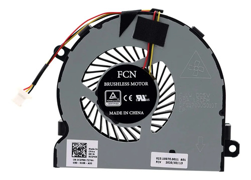 Fan Cooler Dell Inspiron 15 5547 14 5445 5447 5448 3467 - Imagen 5